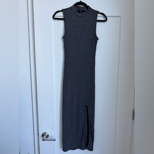 Forever 21 Charcoal Sleeveless Maxi Dress